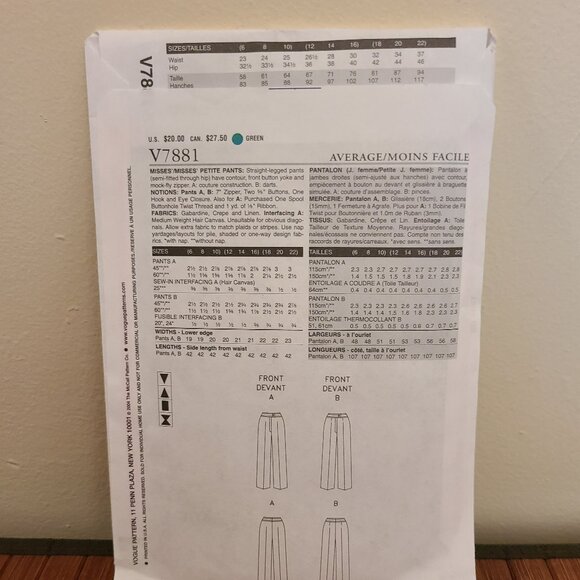 Vintage Vogue Claire Shaeffer Custom Couture Patterns Sz 12-16 - Three - Picture 10 of 11
